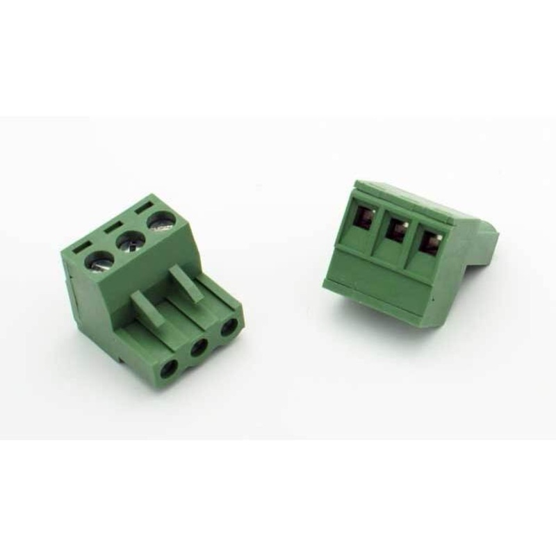 3 Position Phoenix Connector Plug – (12-22AWG Wire / 15A)