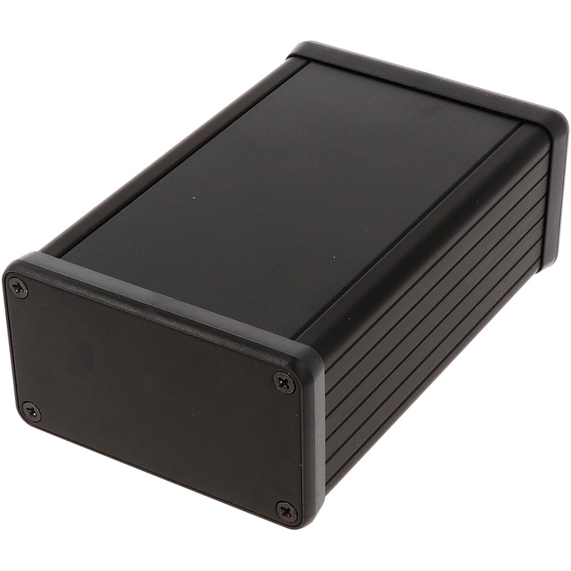 4.72″ x 3.07″ x 1.69” Aluminum Black Anodized