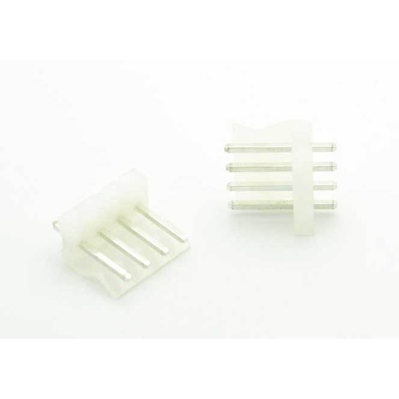 4 Pin 0.156″ Polarized Locking Male Header – 2 Pack