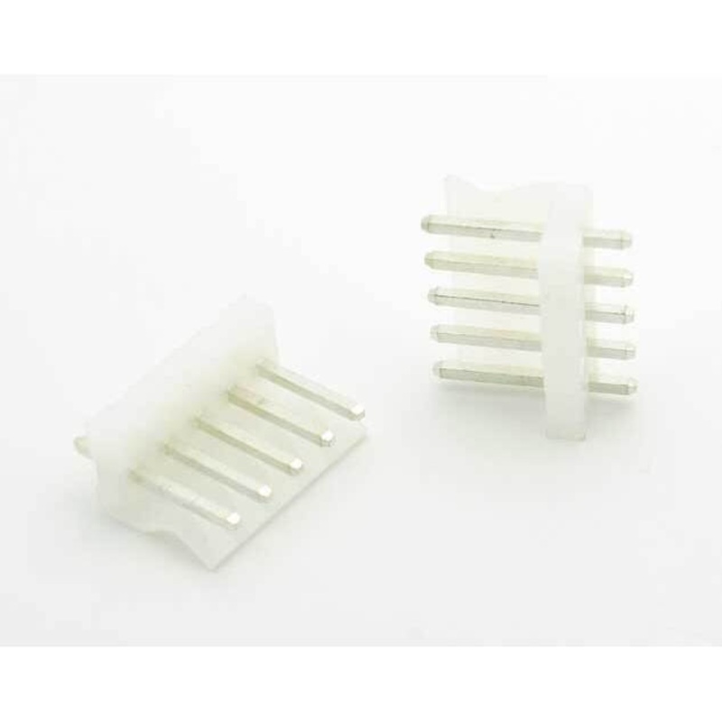 5 Pin 0.156″ Polarized Locking Male Header – 2 Pack