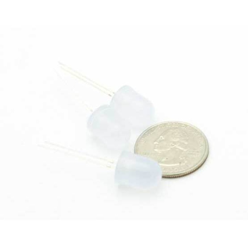 White Jumbo LED (10mm) – 3 Pack