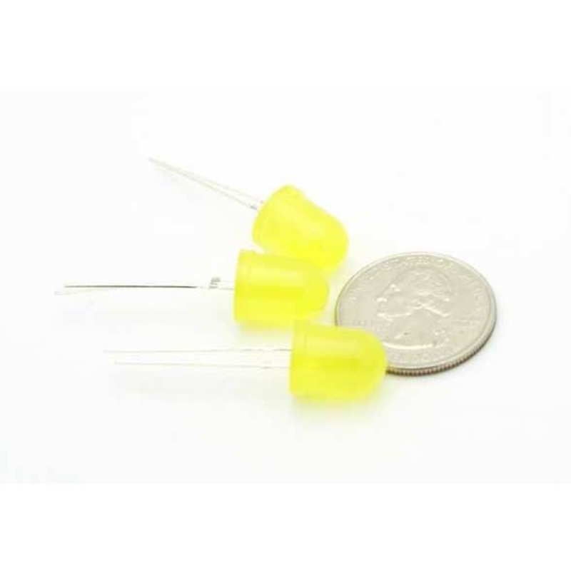 Yellow Jumbo LED (10mm) – 3 Pack