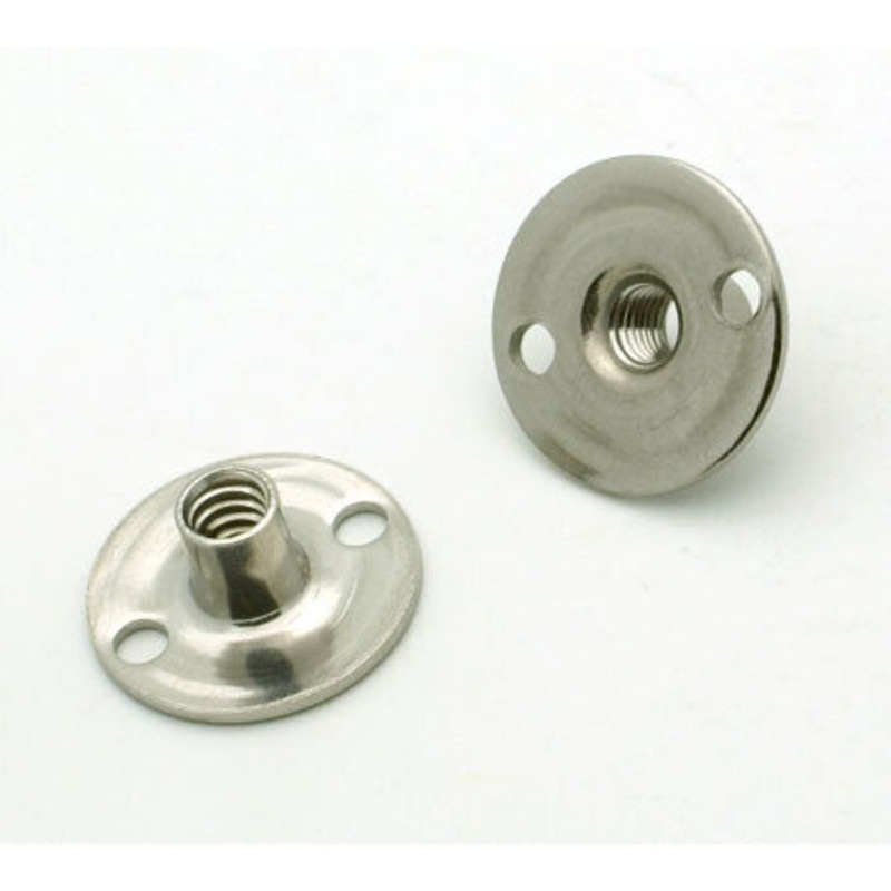 10-32 Stainless Steel Tee Nut – 9/32″ x 3/4″ Round Base