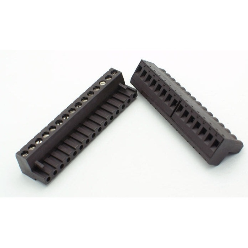 15 Position Phoenix Connector Plug – (12-22AWG Wire / 15A)