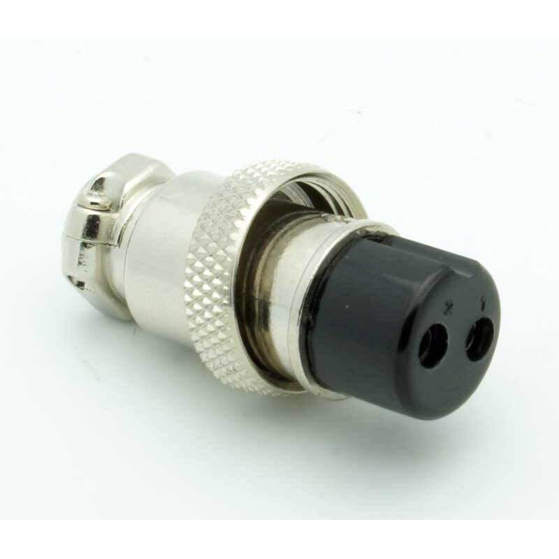 2 Pin Female Inline CB Mic Connector