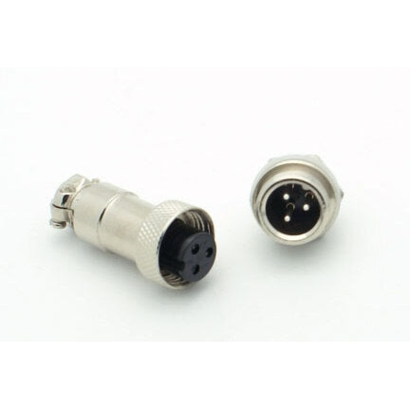 3 Pin Miniature Microphone Connector (Male/Female Pair)