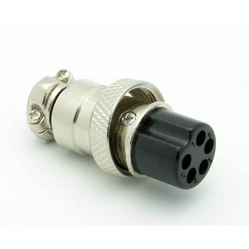 5 Pin Female Inline CB Mic Connector