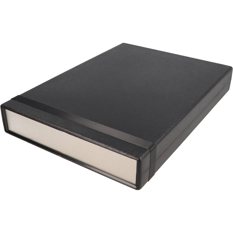 11″ x 7.8″ x 1.6″ ABS Box w/Aluminum Panels