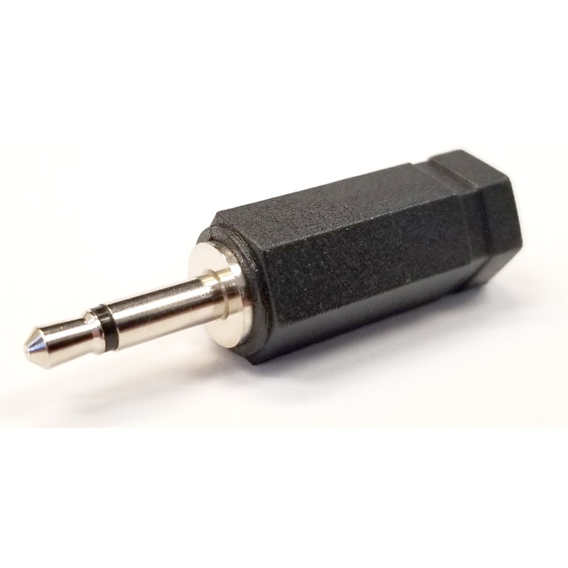 2.5mm Mono Female – 3.5mm Mono Male Adapter