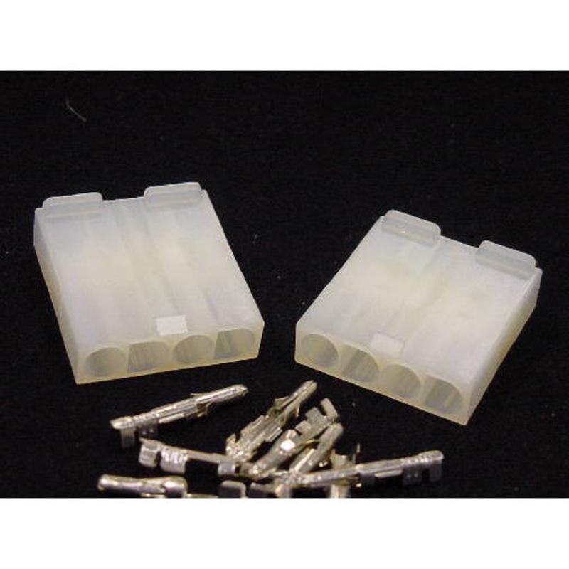 4 Pin Molex Male .093 Pins 12A QTY: 2