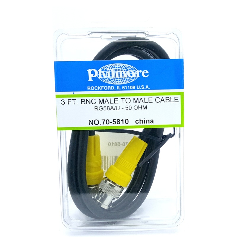 50 OHM BNC Cables – Philmore LKG – Click For Length