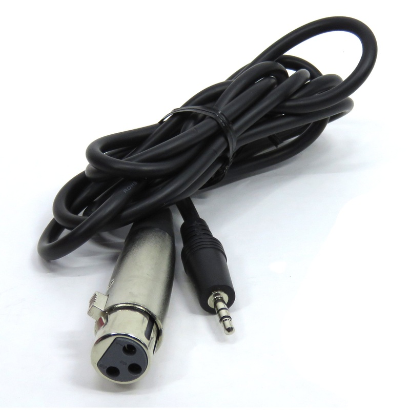 XLR Female to 3.5MM Stereo Male – 6′