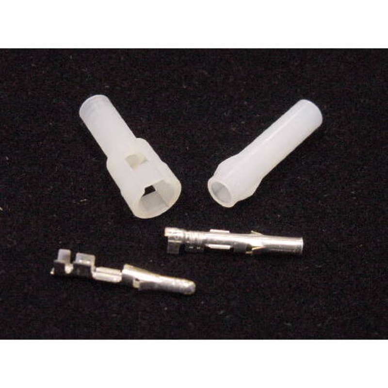 1 Pin Molex Male/Female Pair .093 Pins 12A