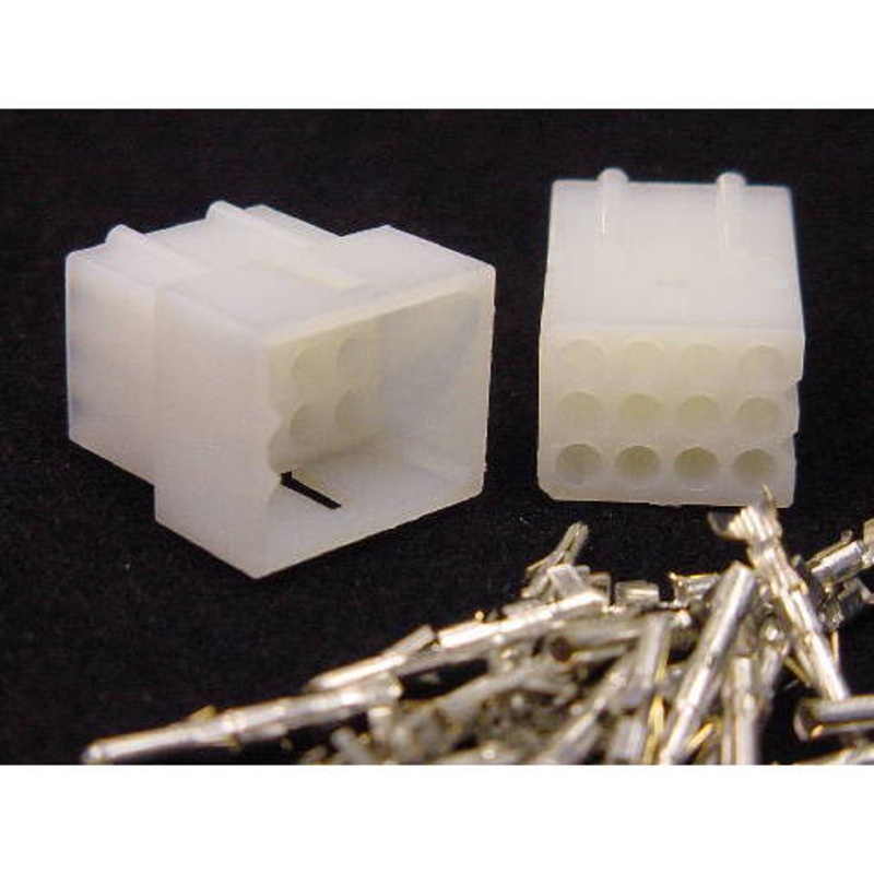 12 Pin Molex Male/Female Pair .062 Pins 5A