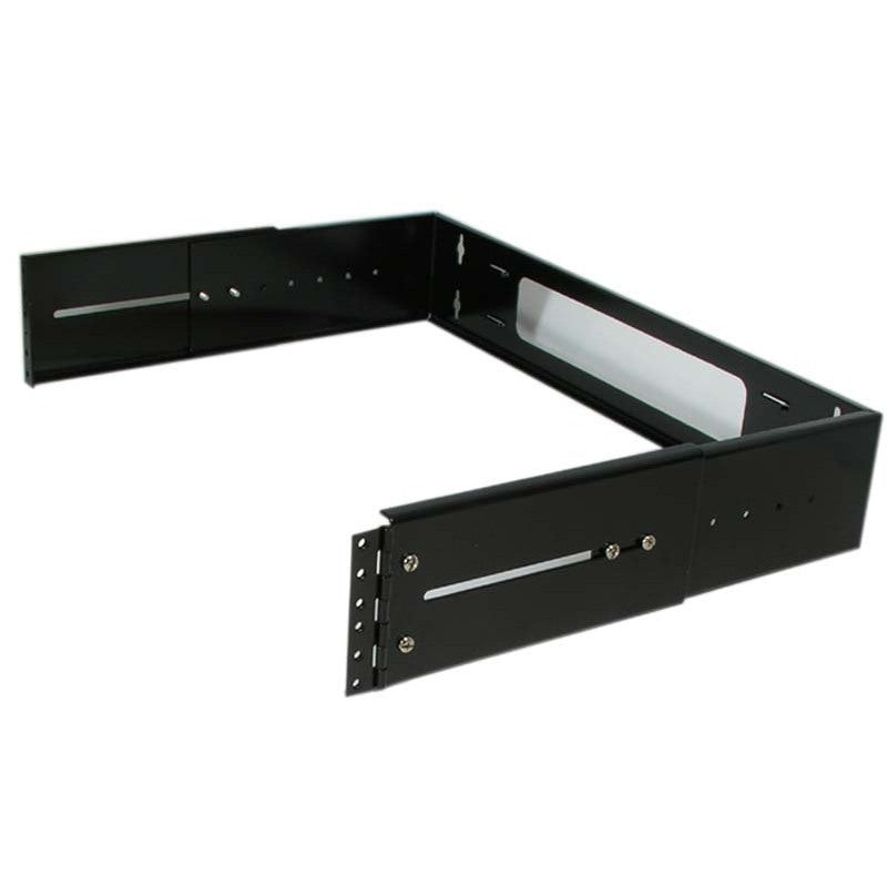 19″ 2U Adjustable Depth Wall Mount Rack – (Hinged)