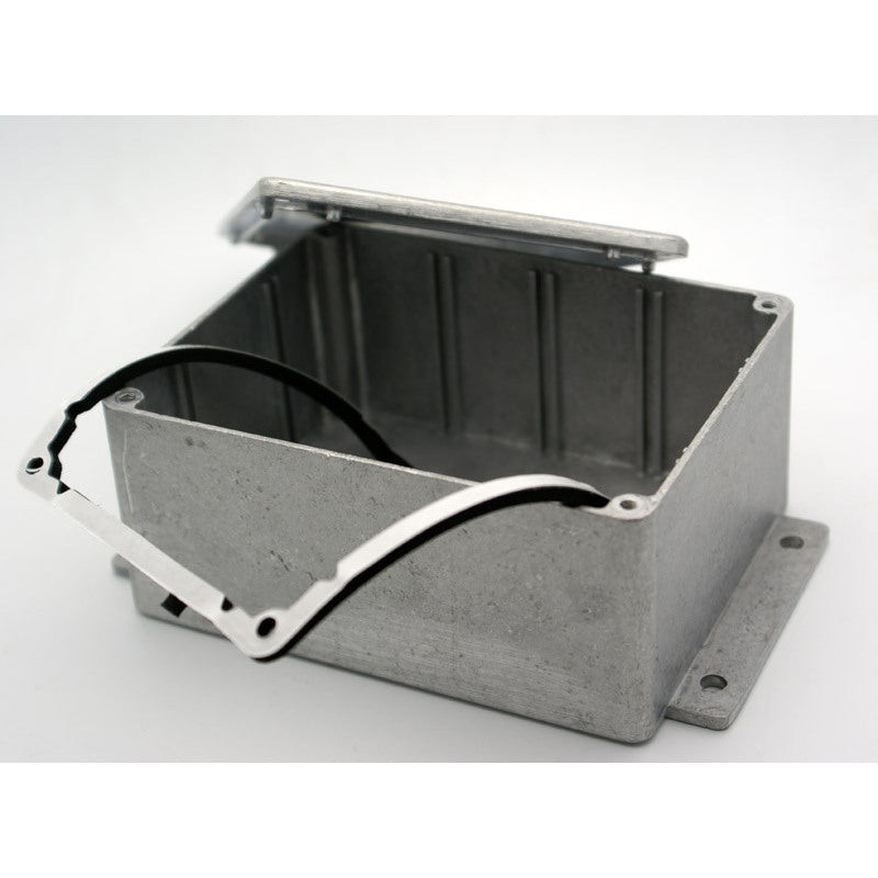 4.5″ x 3.5″ x 2.25″ Aluminum Die-Cast Box Sealed+Mounting Flange