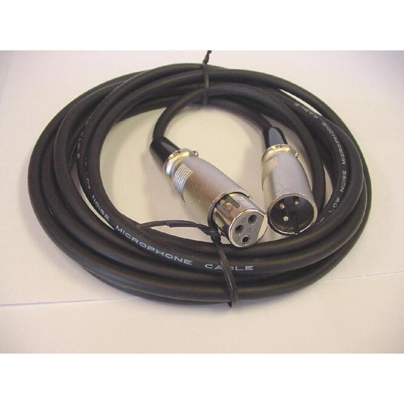 XLR Male – XLR Female Extension Cable 10′