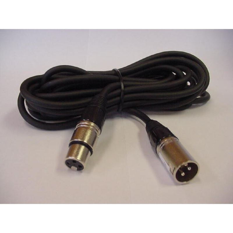 XLR Male – XLR Female Extension Cable 15′