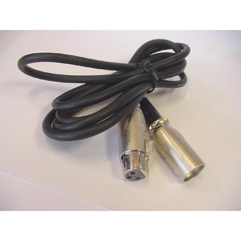 XLR Male – XLR Female Extension Cable 6′