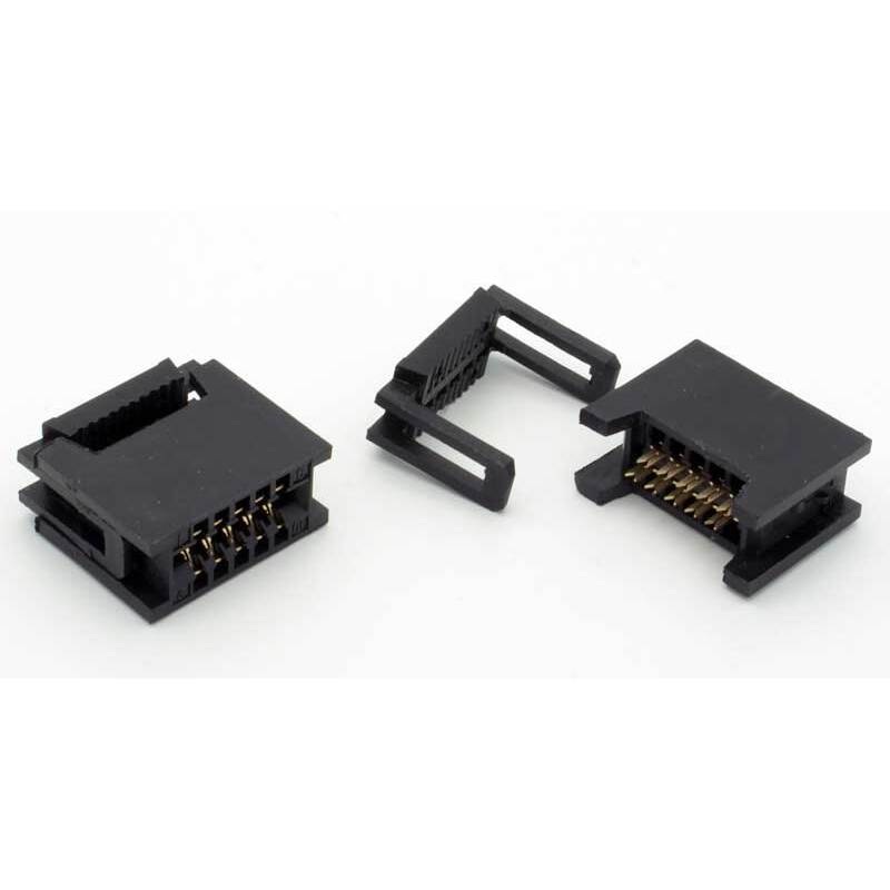 10 Pin Card Edge Female Connector