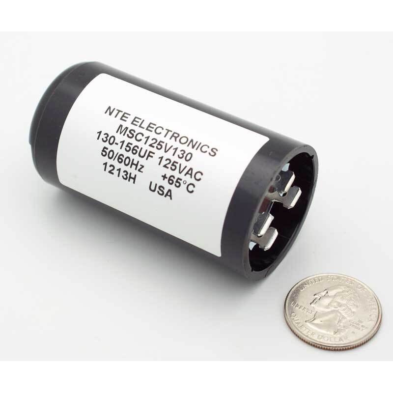 130-156 MFD 125VAC Motor Start Capacitor