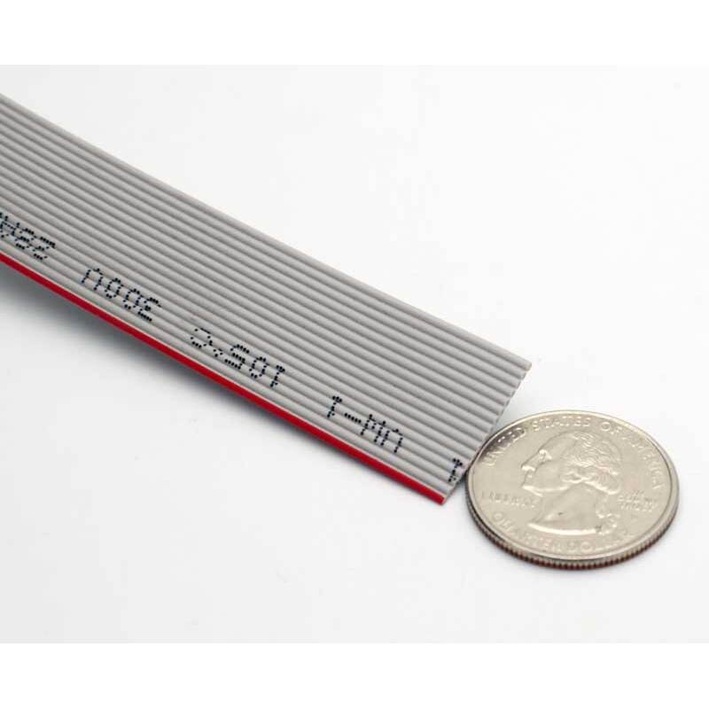 16 Conductor .05″ Pitch 28 AWG Ribbon Cable