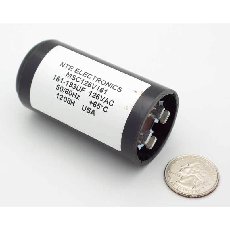 161-193 MFD 125VAC Motor Start Capacitor