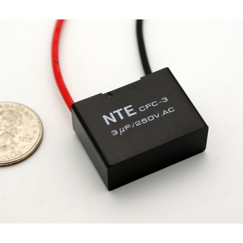 3 MFD 250VAC Motor Start Capacitor