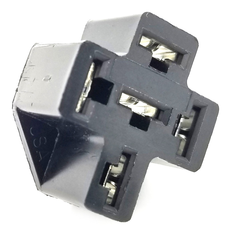 5-Pin Blade Relay Socket – PCB Mount – NTE R95-160