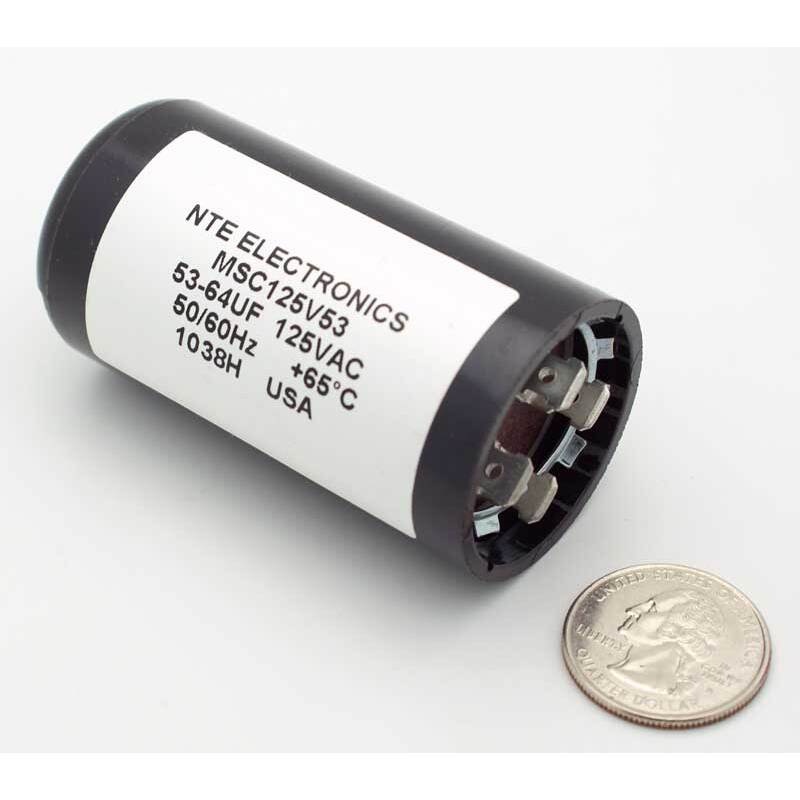 53-64 MFD 125VAC Motor Start Capacitor
