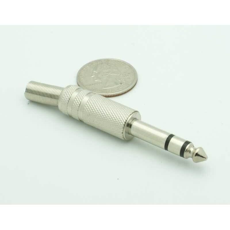 1/4″ Stereo Plug Metal