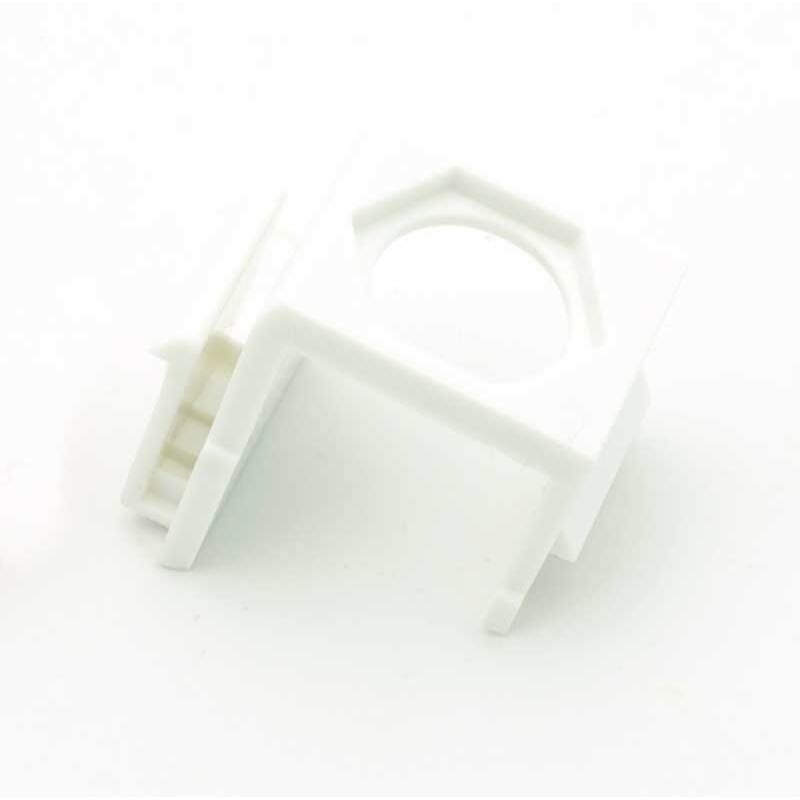 1 Hole Keystone Filler Insert – White