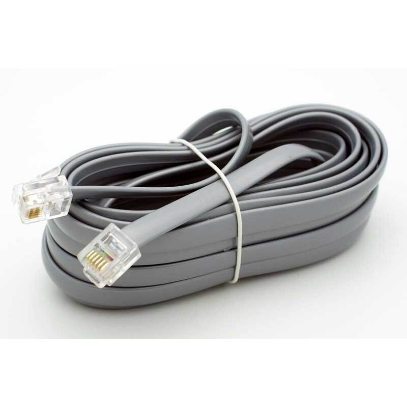 15′ 6 Conductor Telephone Cable