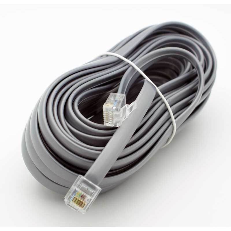 25′ 6 Conductor Telephone Cable