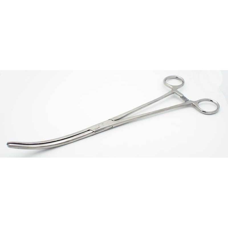 10″ Curved Tip Forceps / Hemostat – Stainless Steel