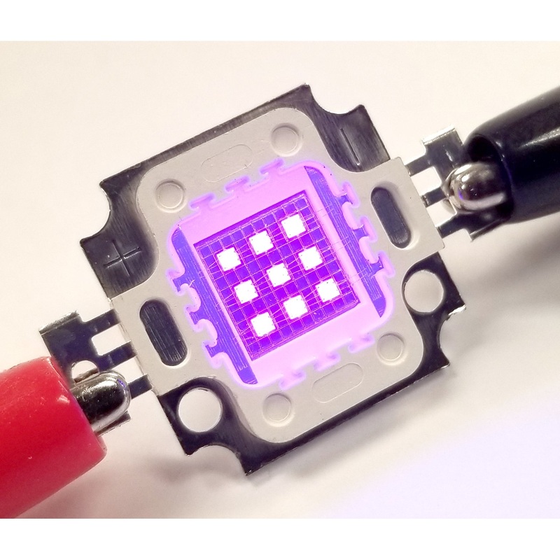 10 Watt Ultrabright Ultraviolet LED – 395-405nm