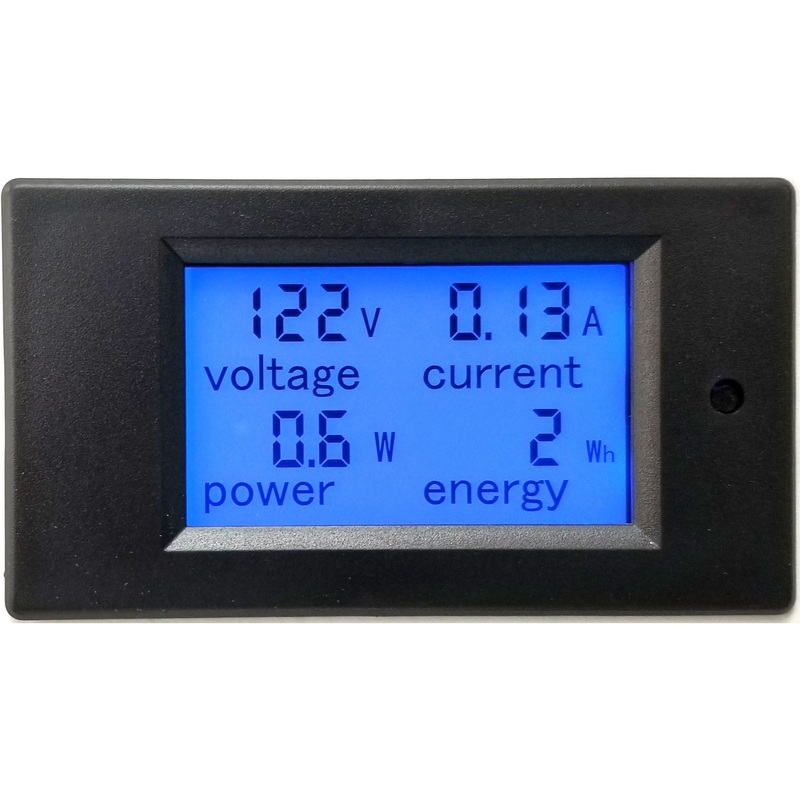 100A AC Digital LCD Current Energy Watt Kwh Panel Meter Ammeter Voltmeter + CT