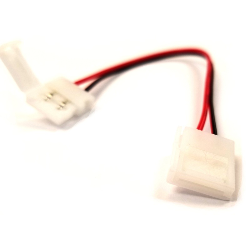 10mm 2 Pin Single Connector F-F cable For 5630 5050 LED Strip Lights