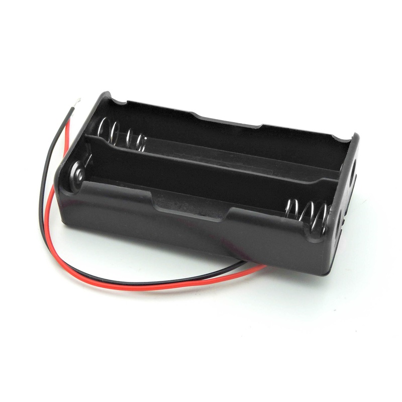 2 x 18650 Battery Holder w/ Leads
