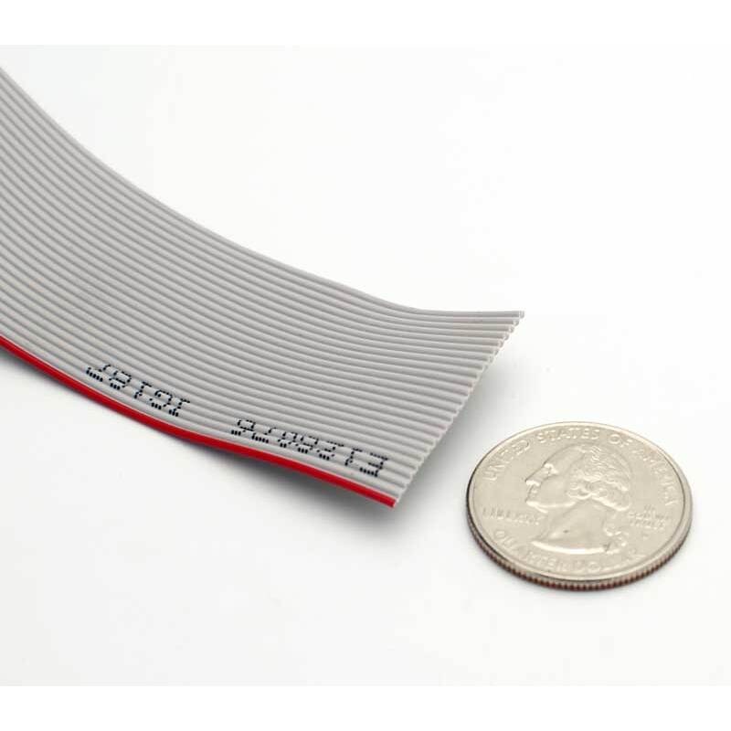 24 Conductor .05″ Pitch 28 AWG Ribbon Cable