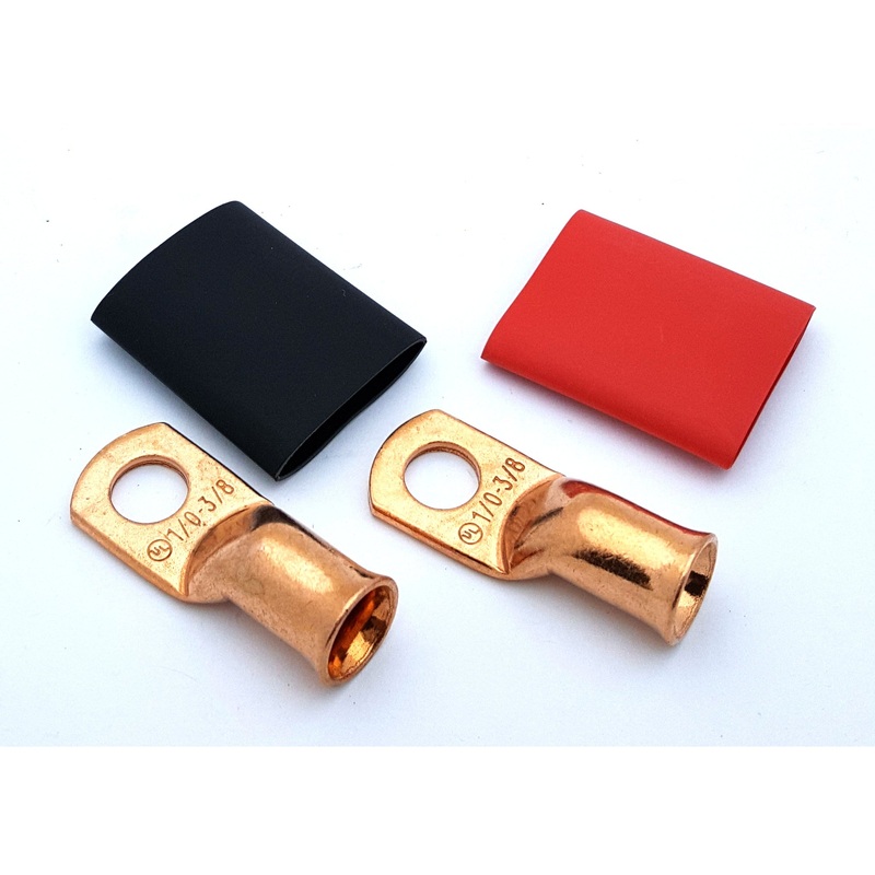 1/0 Gauge Ring Terminal Lugs 3/8″ Stud (9.5mm)