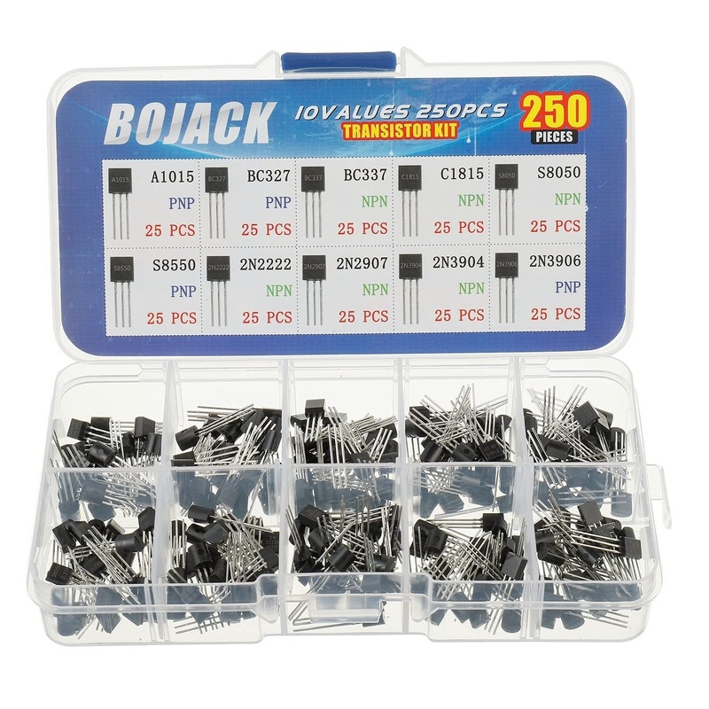 10 Values 250 Pcs Transistor Assortment Kit