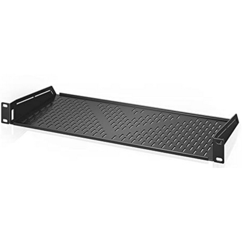 1U Server Rack Shelf – 8″ Deep