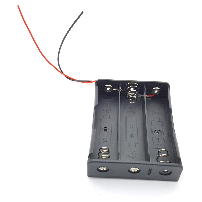 3 x 18650 Battery Holder w/ Leads