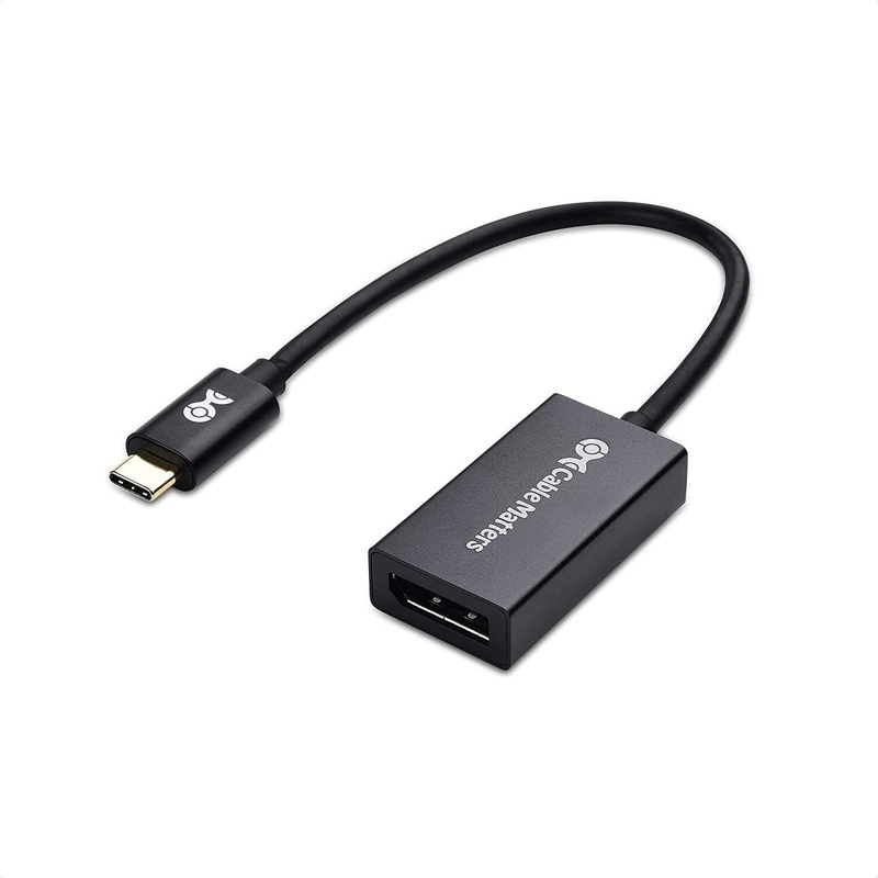 USB C to DisplayPort Adapter with 8K HDR DisplayPort 1.4 – USB Type C and Thunderbolt 3 Port Compatible