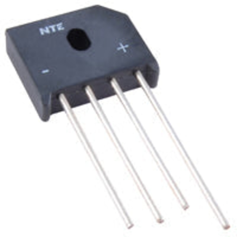 1000 Volt 6A Bridge Rectifier Single Phase 4Pin Inline – NTE5331