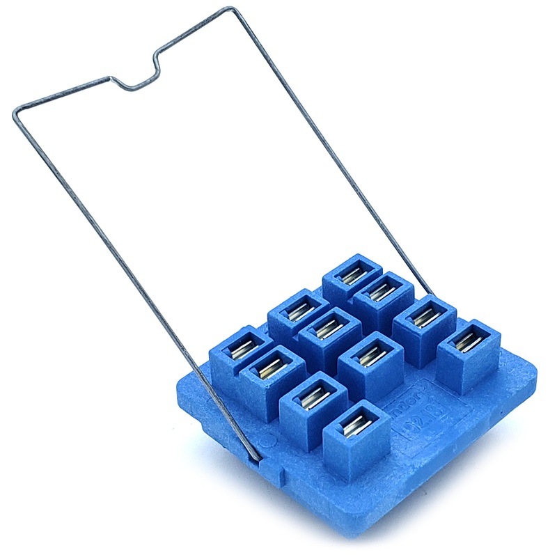 11-Pin PCB Relay Socket With Retaining Clip – Finder 92.13
