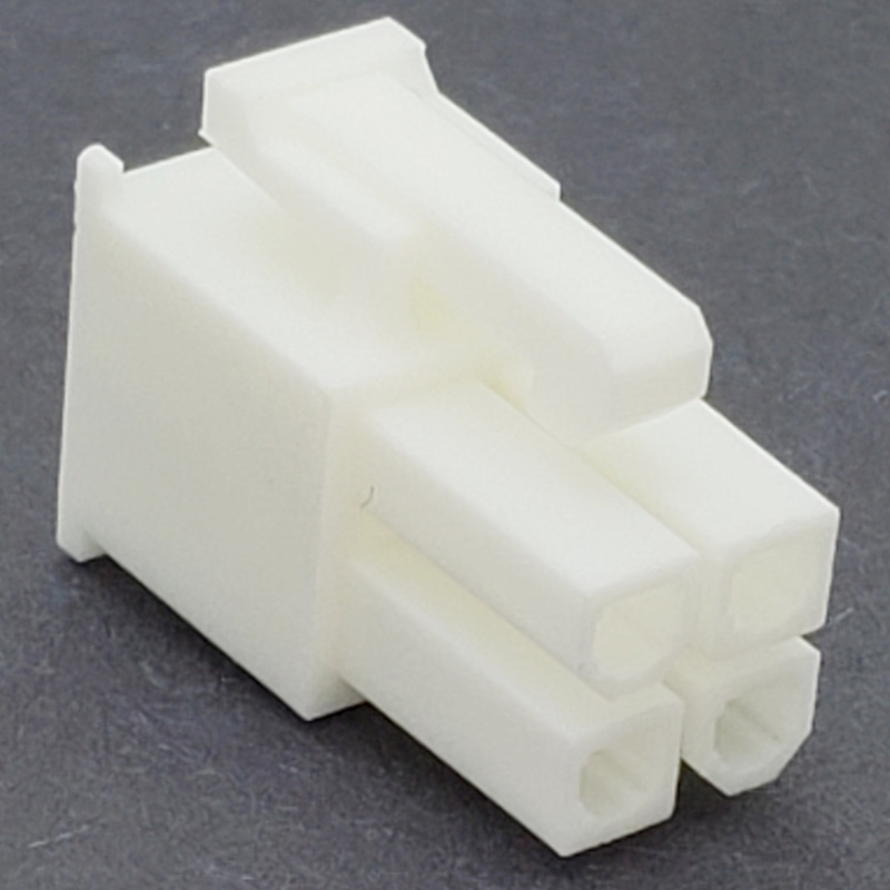 4-pin (2×2) Molex Mini Fit Jr. 0.165 MOLEX 39-01-2045 – White