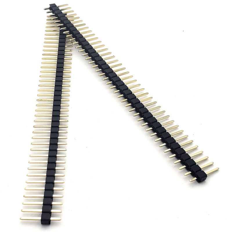 40 Pin Breakable Male single row Header connector PC Mount 0.1″ Spacing