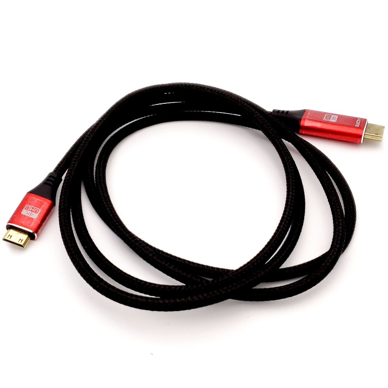 4K Mini HDMI to HDMI Cable – Male to Male – 6ft